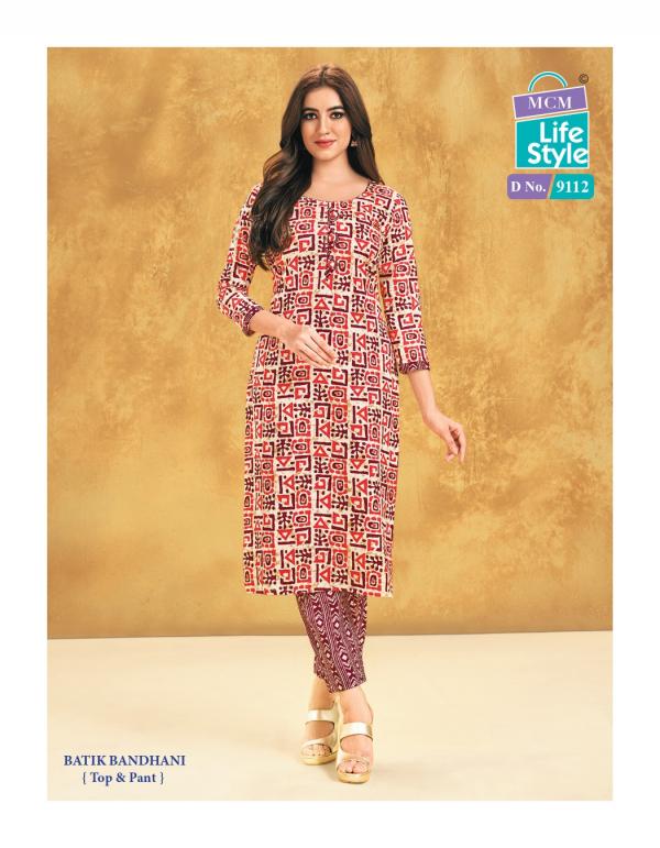 MCM Priyatama Bandhej Vol-1 – Kurti With Pant